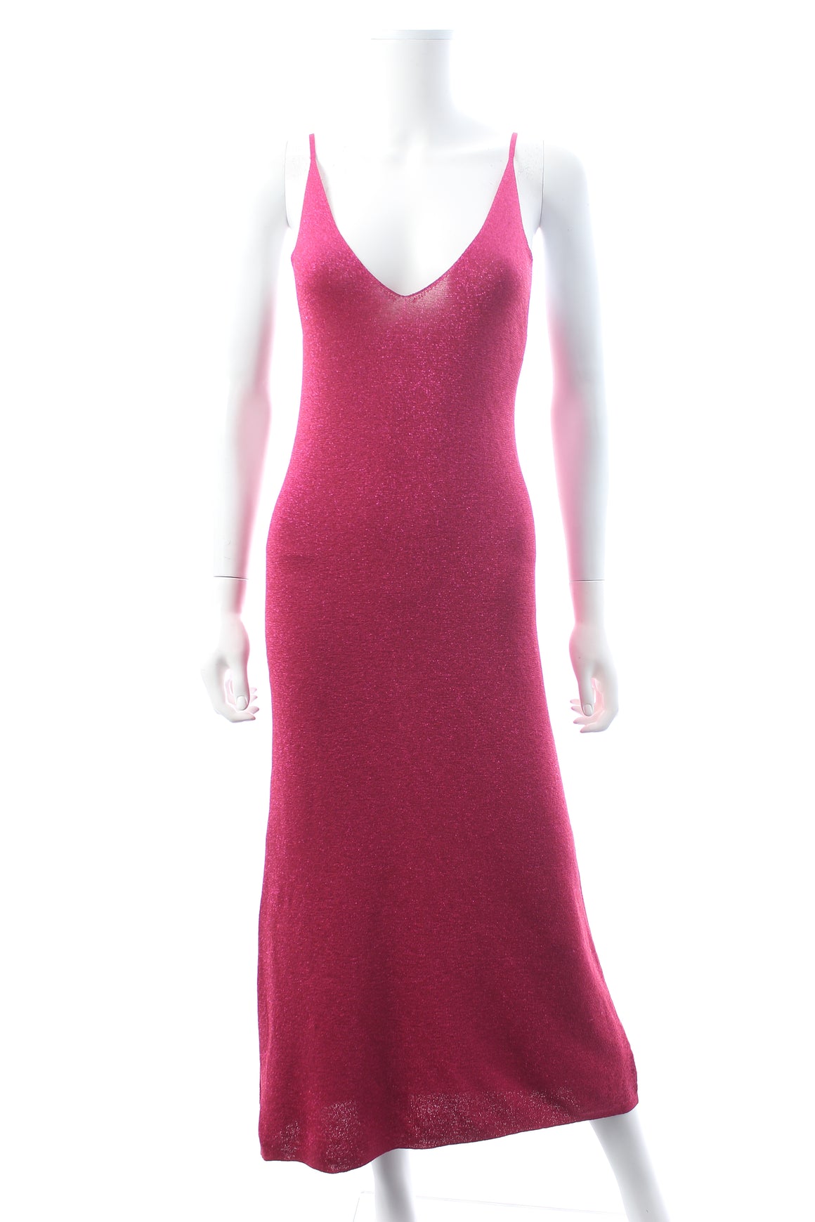 Dodo Bar Or Litay Lamé-Jersey Midi Dress