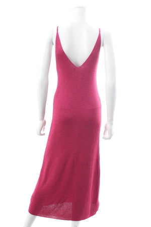 Dodo Bar Or Litay Lamé-Jersey Midi Dress