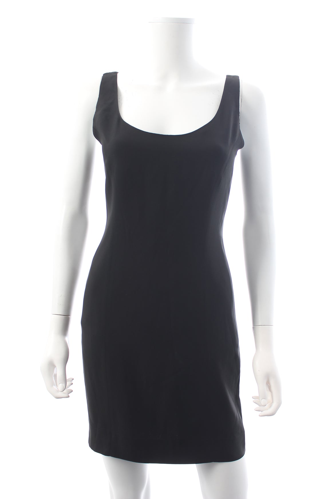 Vintage Moschino Couture Sleeveless Crepe Mini Dress