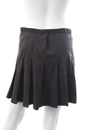 Dior Belted Utility Pleated Mini Skirt