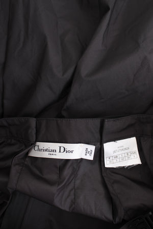 Dior Belted Utility Pleated Mini Skirt