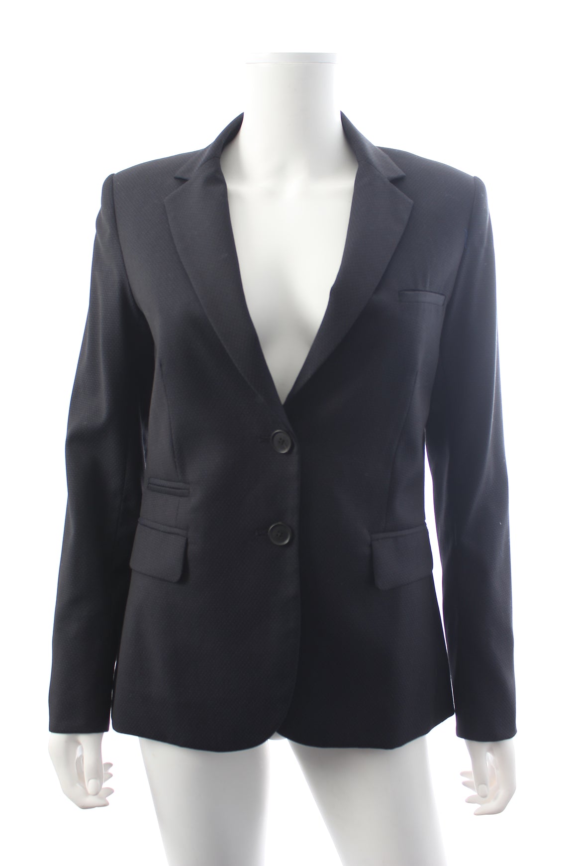 Veronica Beard Wool Jacquard Single Breasted Blazer