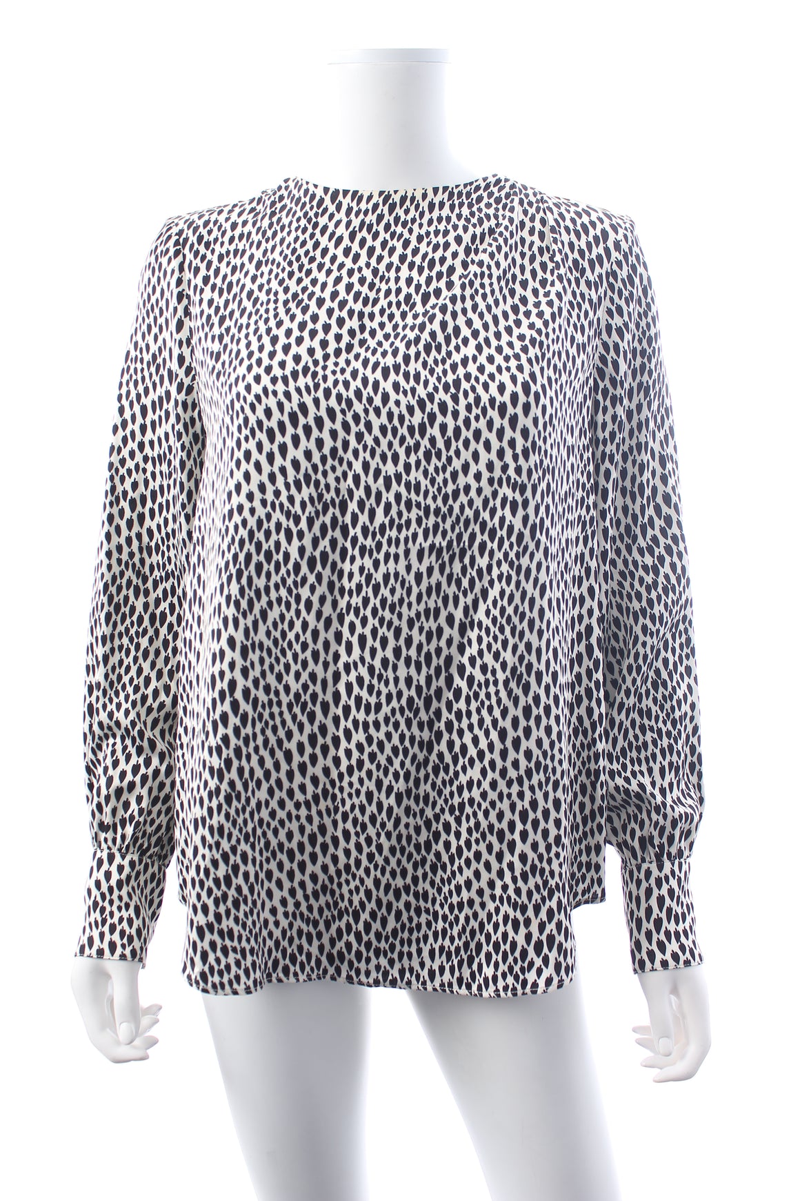 Officine Générale Francesca Satin Printed Blouse