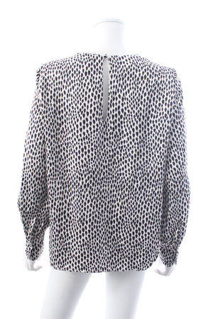 Officine Générale Francesca Satin Printed Blouse