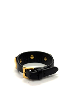Valentino Roman Stud Leather Bracelet