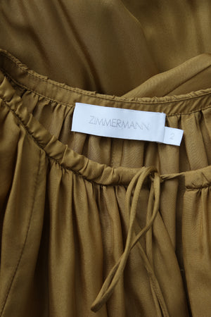 Zimmermann 'Estelle' Tiered Silk Midi Dress
