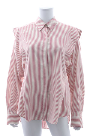Isabel Marant 'Talki' Striped Silk-Cotton Shirt