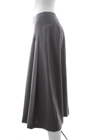 Marni Pleated Wool Midi Skirt