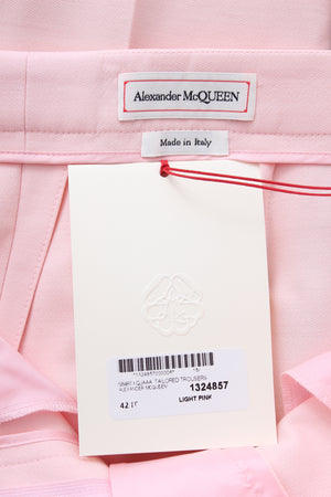Alexander McQueen Wool-Blend Straight Tailored Trousers