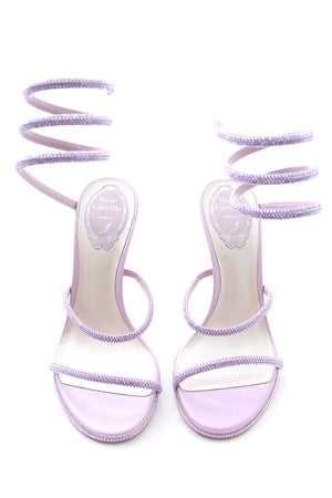 Rene Caovilla 'Cleo' Crystal-Embellished Leather Sandals