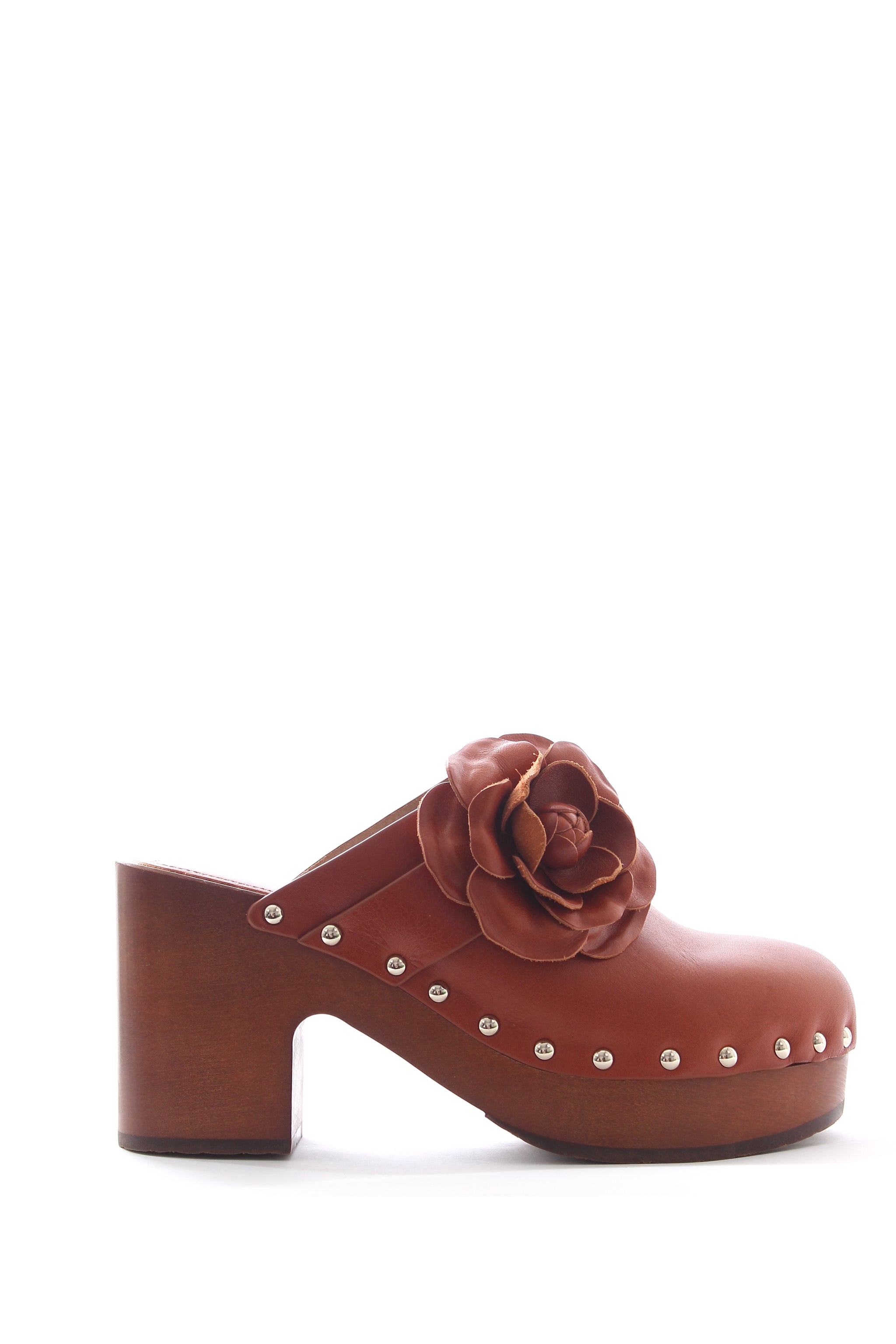 chanel leather clogs mules