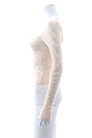 Reformation Glenna Ribbed Cashmere Sweater