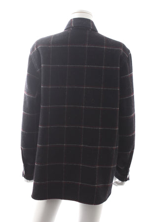 Isabel Marant Etoile 'Faxonli' Wool-Blend Check Shirt Jacket