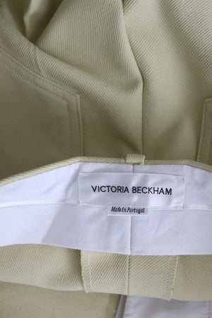 Victoria Beckham 'Alina' Twill Wide Leg Trousers
