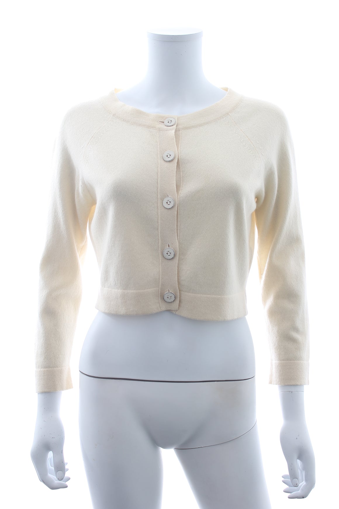 Chanel Cropped Cashmere Cardigan