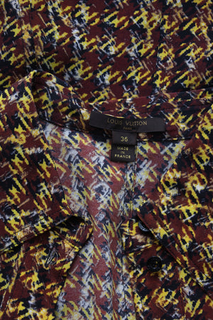 Louis Vuitton Silk Printed Shirtdress