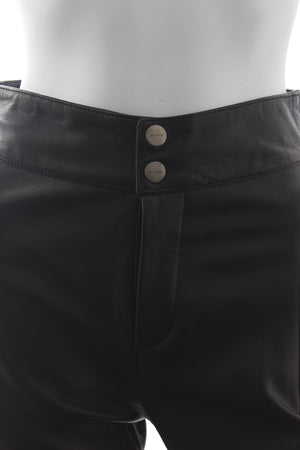Etro Leather Skinny Fit Trousers