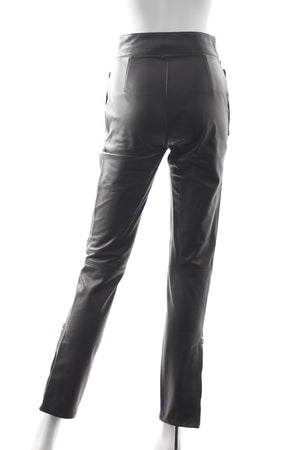 Etro Leather Skinny Fit Trousers