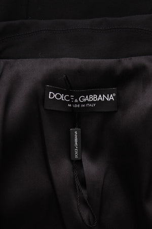 Dolce & Gabbana Rose-Embellished Cropped Wool Jacket