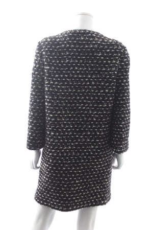 Ermanno Scervino Wool-Blend Tweed-Knit Jacket