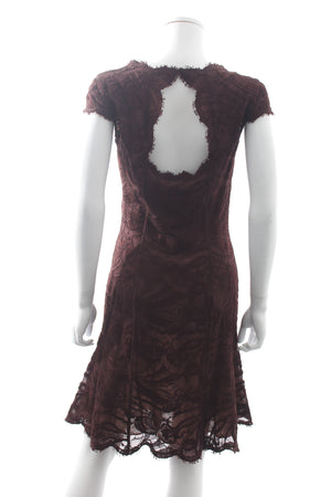 Emilio Pucci Scalloped Lace Cutout Dress