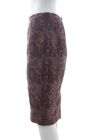 Etro Printed Jacquard Pencil Skirt