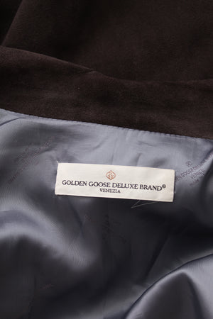 Golden Goose Suede Belted Coat