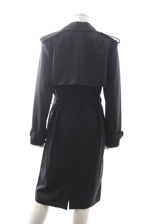 Chloe Belted Wool Trench-Style Coat