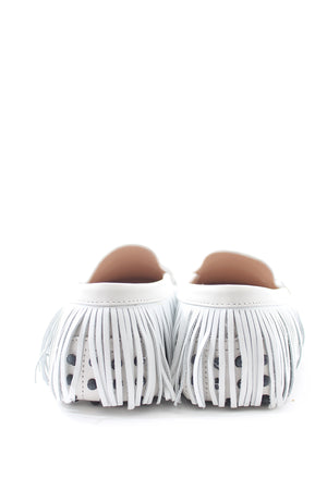 Tod's Gommini Fringed Leather Loafers
