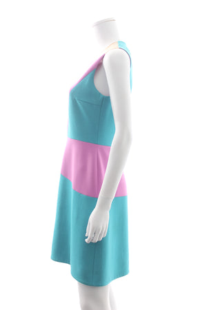 Roksanda Colour Block Sleeveless Mini Dress