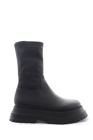 Burberry 'Hurr' Stretch-Leather Ankle Boots