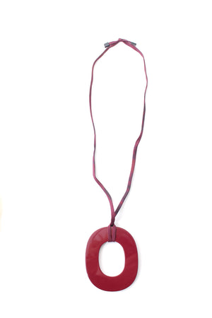 Hermes Isthme Horn Pendant Necklace