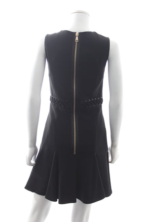 Givenchy Laced Sleeveless Crepe Mini Dress