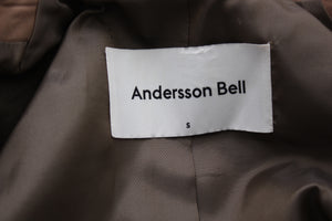 Andersson Bell 'Saatchi' Two-Tone Asymmetric Cropped Jacket