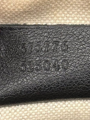 Gucci GG Star Embossed Leather Crossbody Bag