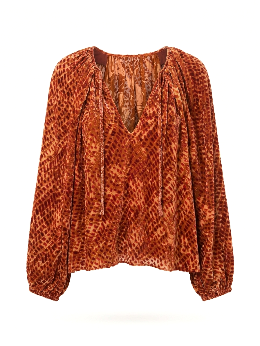 Ulla Johnson Pauline Velvet Blouse