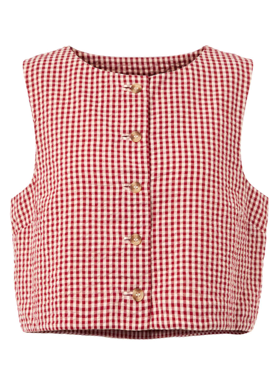 Posse Rio Gingham Cotton Top