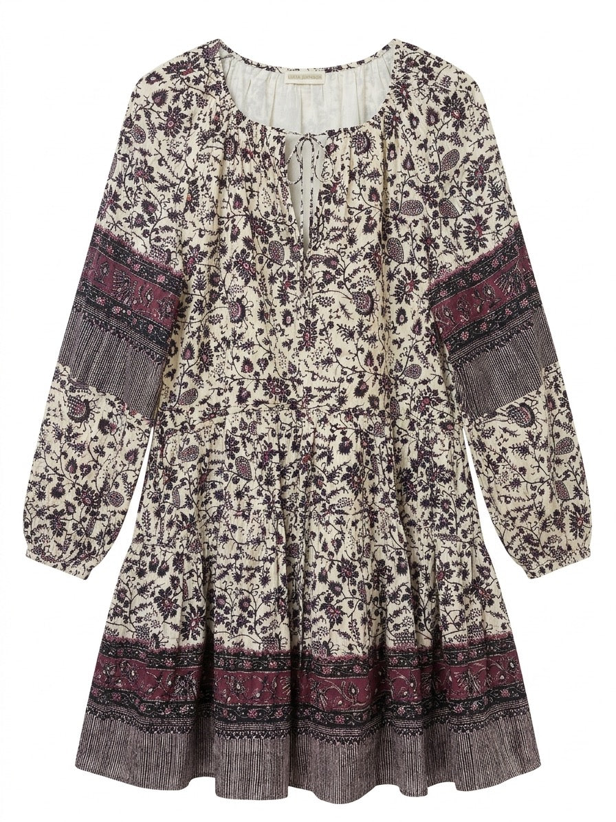 Ulla Johnson Abri Printed Cotton-Blend Mini Dress