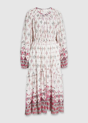 Isabel Marant Etoile Fratela Printed Cotton Midi Dress