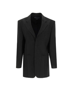 Jacquemus La Vest D'Homme Oversized Hemp-Blend Blazer