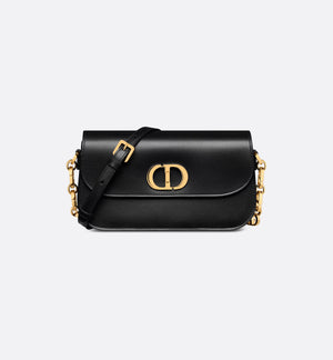 Dior 30 Montaigne Avenue Bag in Black Calfskin