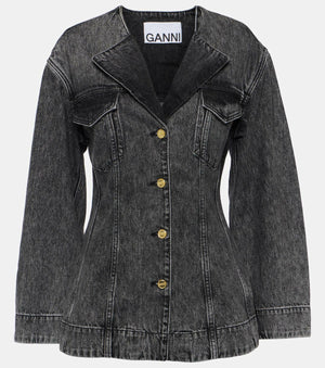 Ganni Fitted Denim Jacket