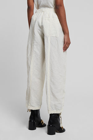 Jil Sander Linen and Cotton-Blend Drawstring Trousers