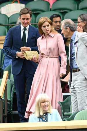Emilia Wickstead Marione Wool Pleated Dress