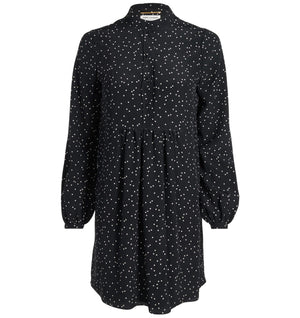 Saint Laurent Polka Dot Silk Mini Dress