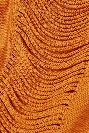 Salvatore Ferragamo Cropped Cutout Silk-Blend Sweater