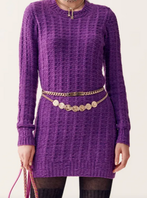 Chanel Fall-Winter 2023/24 Pre-Collection Cashmere and Wool Cable Knit Dress