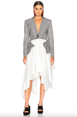 Monse Glen Plaid Jacket Dress