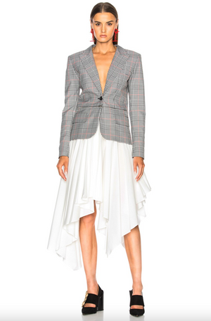 Monse Glen Plaid Jacket Dress