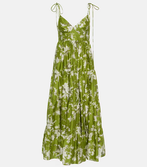 Erdem 'Azami' Floral Printed Cotton Mini Dress